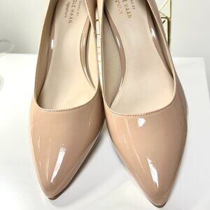 NWOT Cole Haan Grand OS beige patent pumps